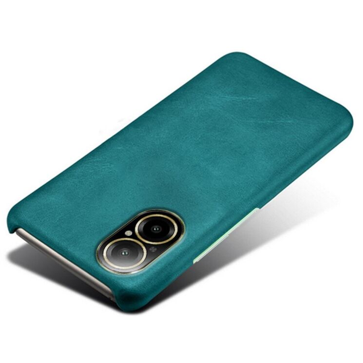 Защитный чехол Deexe Leather Back Cover для Realme C67 - Green: фото 2 из 4