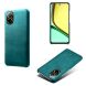 Защитный чехол Deexe Leather Back Cover для Realme C67 - Green (346218G). Фото 4 из 4