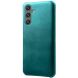 Защитный чехол Deexe Leather Back Cover для Samsung Galaxy S25 (S931) - Green (375355G). Фото 1 из 4
