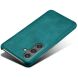 Защитный чехол Deexe Leather Back Cover для Samsung Galaxy S25 (S931) - Green (375355G). Фото 3 из 4