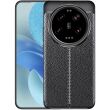 Защитный чехол Deexe Leather Cover для Xiaomi 15 Ultra - Black (377300B)