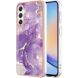 Защитный чехол Deexe Marble Style для Samsung Galaxy A26 (A266) - Purple (371657V). Фото 1 из 6