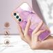 Защитный чехол Deexe Marble Style для Samsung Galaxy A26 (A266) - Light Purple (371657LV). Фото 3 из 6