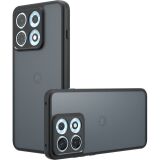 Защитный чехол Deexe Matte Skin для Motorola Edge 70 Max - Transparent / Black: фото 1 из 11