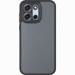 Защитный чехол Deexe Matte Skin для OnePlus Nord 6 / Nord CE6 - Transparent / Black (411926H)