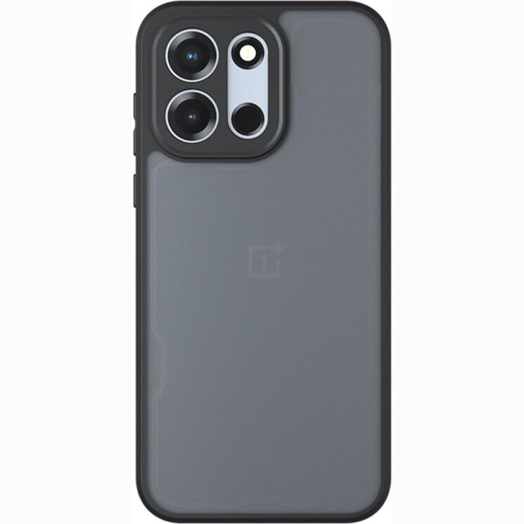Защитный чехол Deexe Matte Skin для OnePlus Nord 6 / Nord CE6 - Transparent / Black: фото 1 из 11