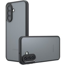 Захисний чохол Deexe Matte Skin для Samsung Galaxy A17 (A175) - Black: фото 1 з 12