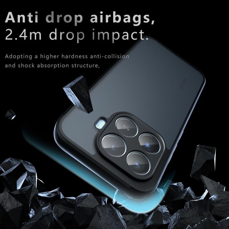 Захисний чохол Deexe Matte Skin для Xiaomi 17T Pro - Transparent Black (422306TB) Захисний чохол Deexe Matte Skin для Xiaomi 17T Pro - Transparent Black: фото 7 з 14