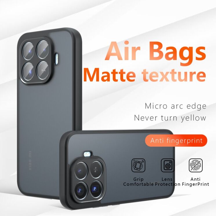 Захисний чохол Deexe Matte Skin для Xiaomi 17T Pro - Transparent Black (422306TB) Захисний чохол Deexe Matte Skin для Xiaomi 17T Pro - Transparent Black: фото 5 з 14