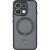 Защитный чехол Deexe Matte Skin Kickstand with MagSafe для OPPO Reno 16 F/FS - Transparent Black: фото 1 из 16