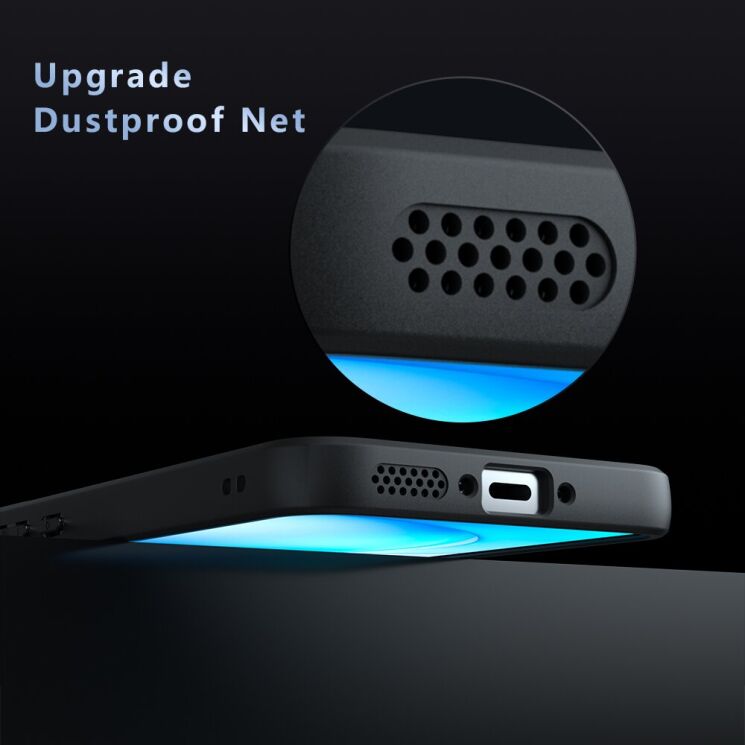 Защитный чехол Deexe Matte Skin Kickstand with MagSafe для OPPO Reno 16 F/FS - Transparent Black: фото 15 из 16