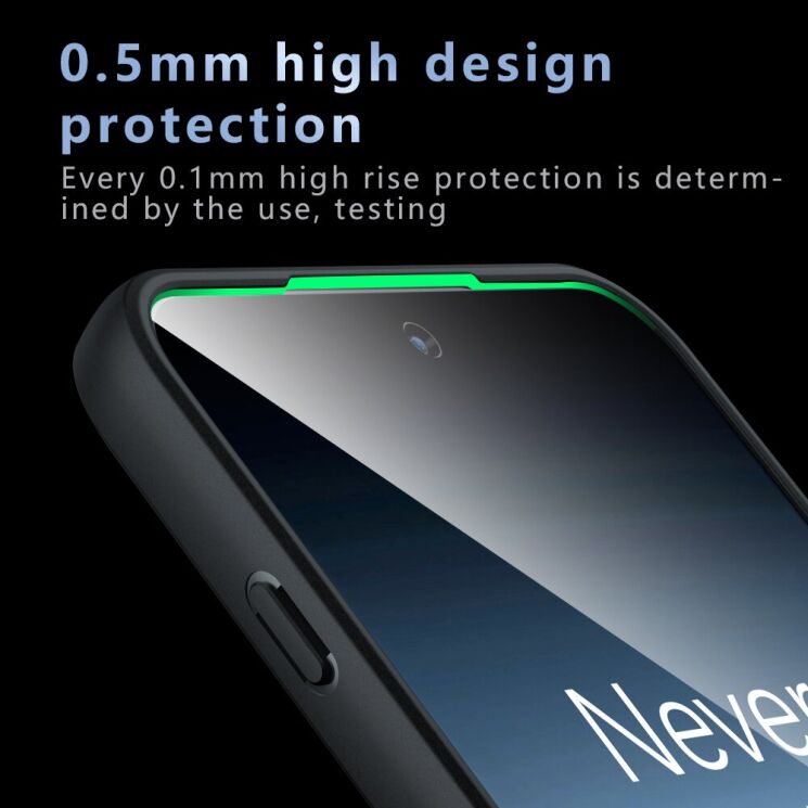 Защитный чехол Deexe Matte Skin with MagSafe для OnePlus Nord 5 / Ace 5 Ultra - Black: фото 6 из 11