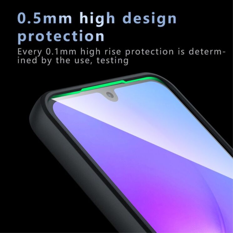 Защитный чехол Deexe Matte Skin with MagSafe для Samsung Galaxy A16 (A165) - Transparent / Black: фото 8 из 14