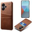 Защитный чехол Deexe Pocket Case для Xiaomi Redmi Note 13 Pro+ - Brown (340566Z)