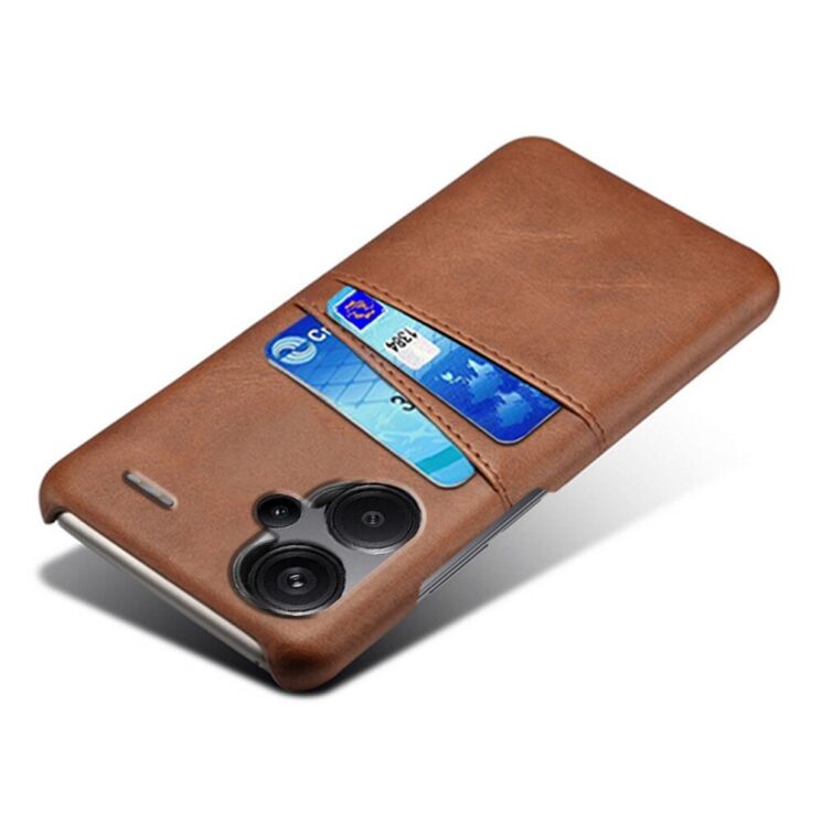 Защитный чехол Deexe Pocket Case для Xiaomi Redmi Note 13 Pro+ - Brown: фото 4 из 4