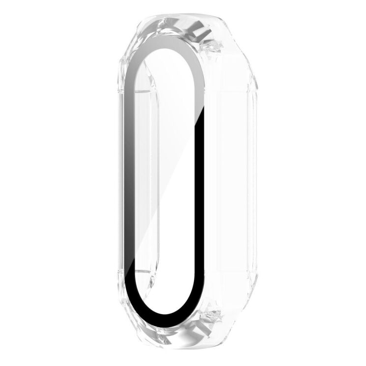Защитный чехол Deexe Protective Frame для Xiaomi Mi Band 7 - Transparent White: фото 2 из 6