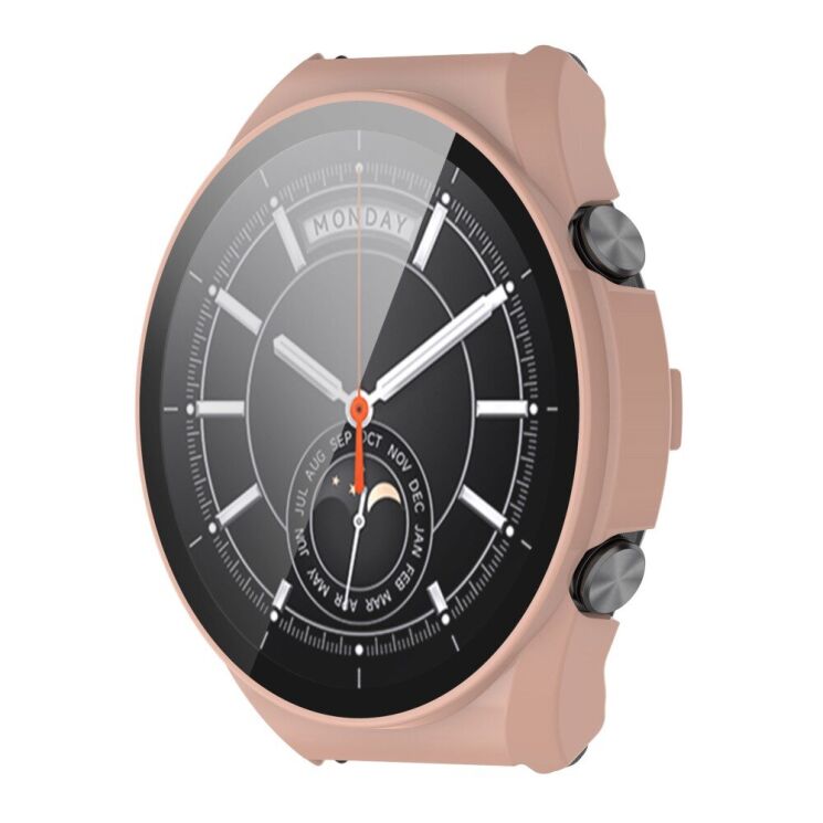Защитный чехол Deexe Protective Frame для Xiaomi Watch S1 - Pink: фото 4 из 9