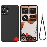Захисний чохол Deexe Silicone Case для Nothing CMF Phone 2 Pro - Black: фото 1 з 9