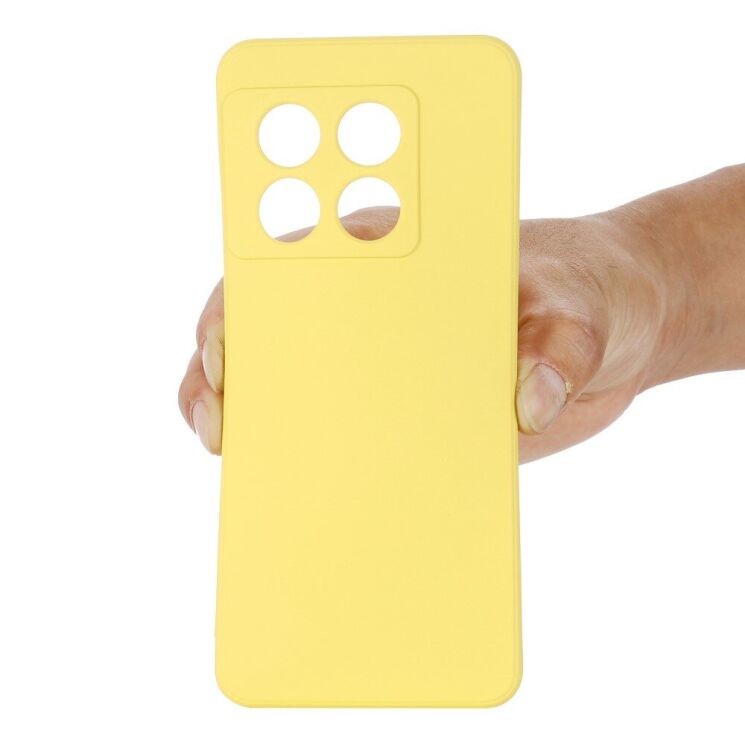 Защитный чехол Deexe Silicone Case для OnePlus 10 Pro - Yellow: фото 6 из 10