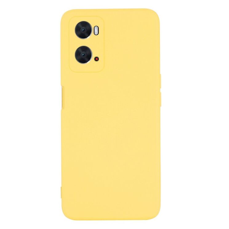 Захисний чохол Deexe Silicone Case для Realme 9i / Oppo A76 / Oppo A96 - Yellow: фото 3 з 10