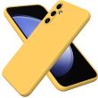 Защитный чехол Deexe Silicone Case для Samsung Galaxy A35 (A356) - Yellow (348015Y)