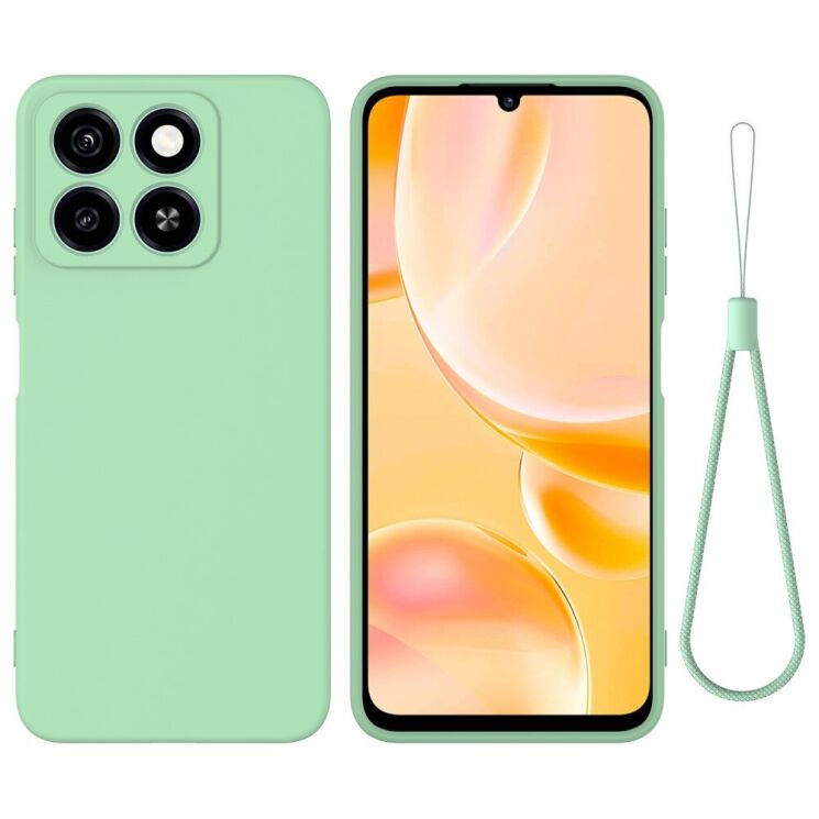 Защитный чехол Deexe Silicone Case для ZTE Blade A35 / Blade A55 - Green: фото 1 из 8