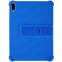 Защитный чехол Deexe Silicone Kickstand для OnePlus Pad 2 Pro - Dark Blue: фото 1 из 15
