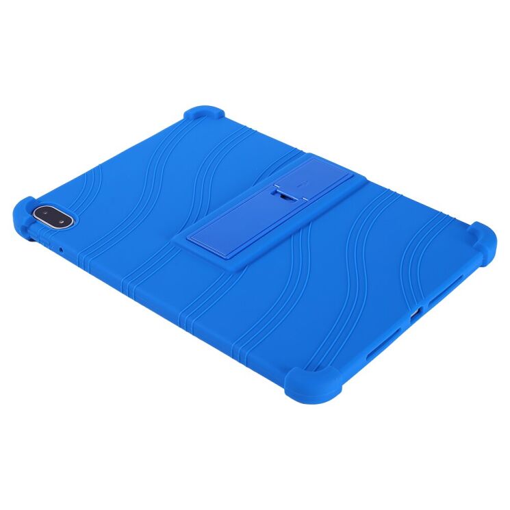 Захисний чохол Deexe Silicone Kickstand для OnePlus Pad 2 Pro - Dark Blue: фото 6 з 15