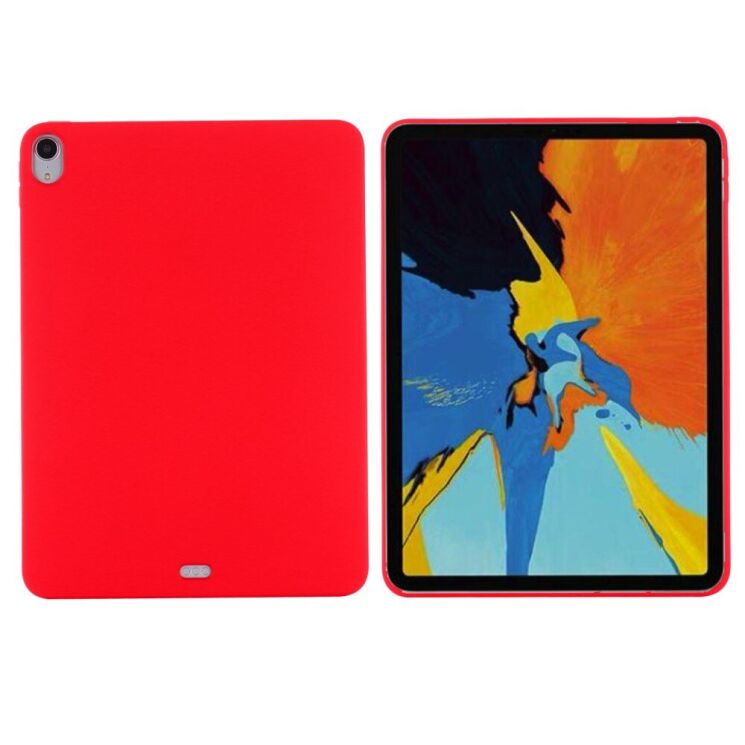 Защитный чехол Deexe Silicone Shell для Apple iPad Air 4 / 5 10.9 (2020/2022) / Air 11 M3/M2 (2025/2024) - Red: фото 2 из 11