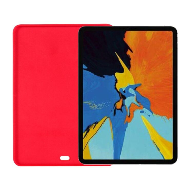 Защитный чехол Deexe Silicone Shell для Apple iPad Air 4 / 5 10.9 (2020/2022) / Air 11 M3/M2 (2025/2024) - Red: фото 5 из 11