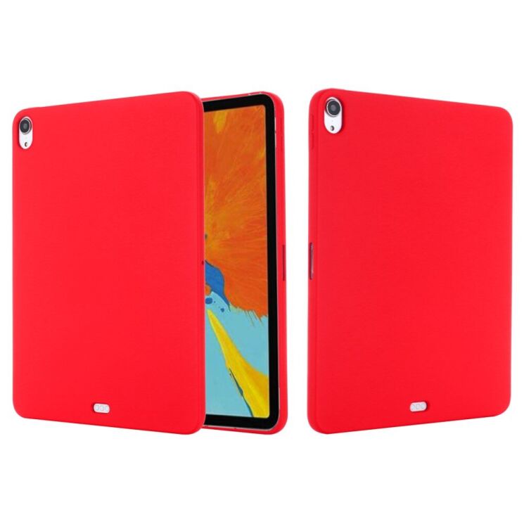 Защитный чехол Deexe Silicone Shell для Apple iPad Air 4 / 5 10.9 (2020/2022) / Air 11 M3/M2 (2025/2024) - Red: фото 3 из 11