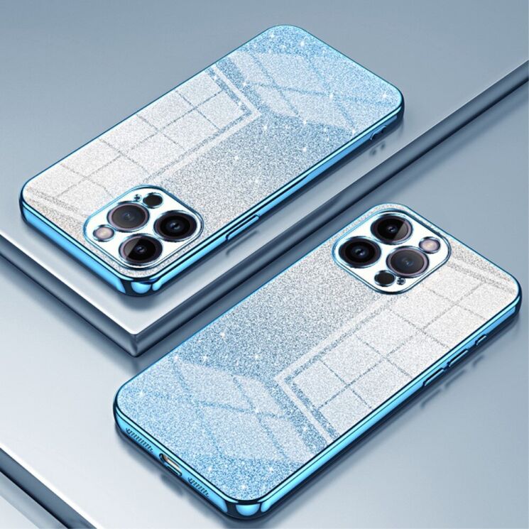 Защитный чехол Deexe Sparkles Cover для Apple iPhone 14 Pro Max - Blue: фото 2 из 7