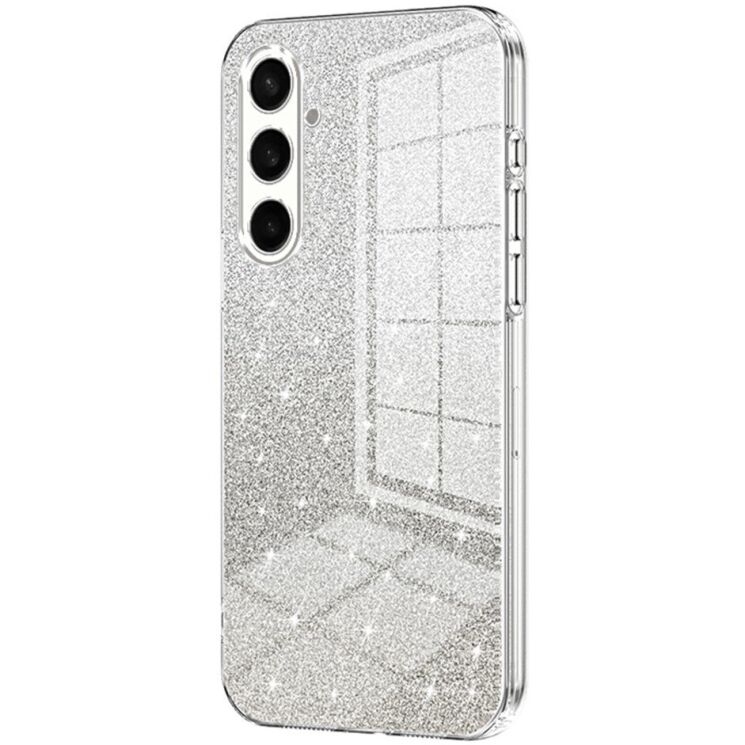 Защитный чехол Deexe Sparkles Cover для Samsung Galaxy A37 (A376) - Transparent: фото 1 из 7