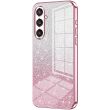 Защитный чехол Deexe Sparkles Cover для Samsung Galaxy S23 FE - Pink (334452P)