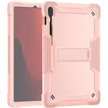 Защитный чехол Deexe Storm Stand для Samsung Galaxy Tab S10 FE Plus - Rose Gold: фото 1 из 8