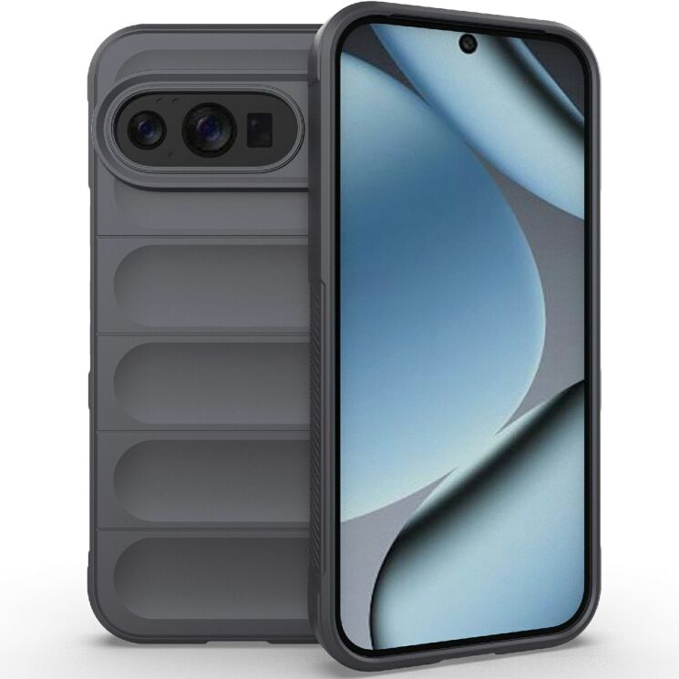 Силиконовый (TPU) чехол Deexe Terra Case для Google Pixel 10 Pro XL - Dark Grey: фото 1 из 4