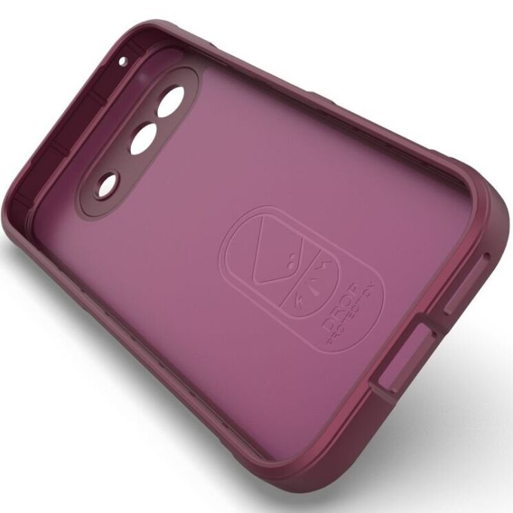 Защитный чехол Deexe Terra Case для Google Pixel 9a - Wine Red: фото 3 из 6