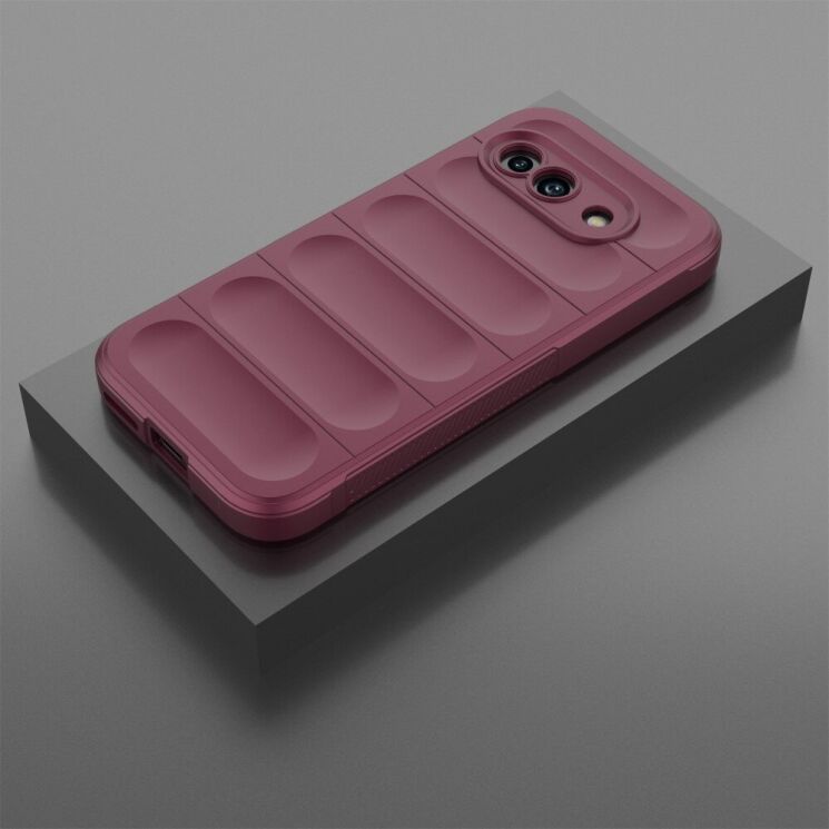 Защитный чехол Deexe Terra Case для Google Pixel 9a - Wine Red: фото 4 из 6