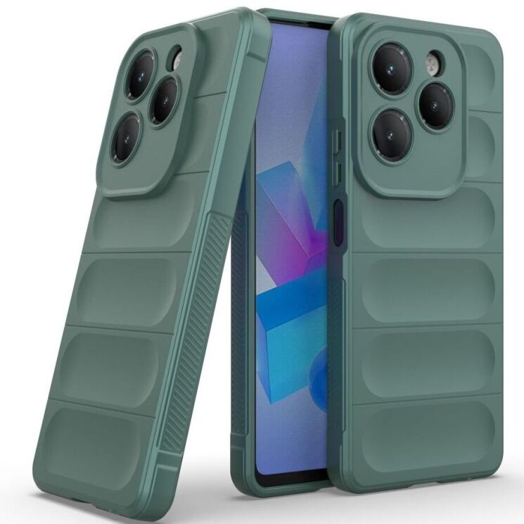 Защитный чехол Deexe Terra Case для Infinix Hot 40 / 40 Pro - Green: фото 2 из 8