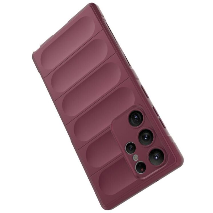 Защитный чехол Deexe Terra Case для Samsung Galaxy S23 Ultra - Wine Red: фото 3 из 8