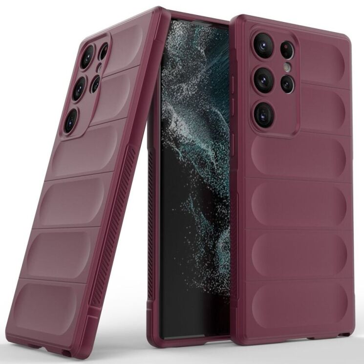 Защитный чехол Deexe Terra Case для Samsung Galaxy S23 Ultra - Wine Red: фото 2 из 8