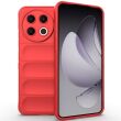 Силиконовый (TPU) чехол Deexe Terra Case для TECNO Spark 30 Pro - Red (373612R)