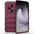 Защитный чехол Deexe Terra Case для TECNO Spark 30C - Wine Red (361724WR)