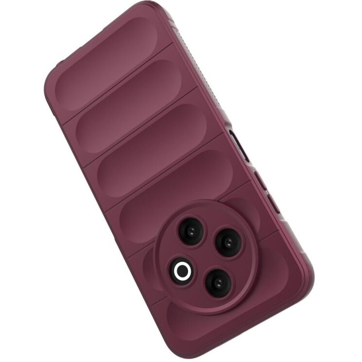 Защитный чехол Deexe Terra Case для TECNO Spark 30C - Wine Red: фото 4 из 7