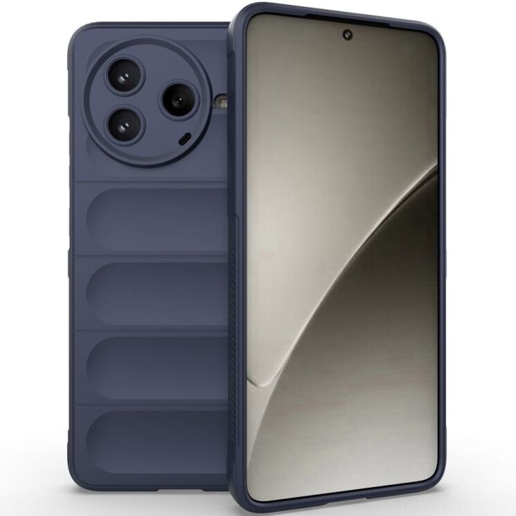 Защитный чехол Deexe Terra Case для Xiaomi Poco F7 Pro - Dark Blue: фото 1 из 9