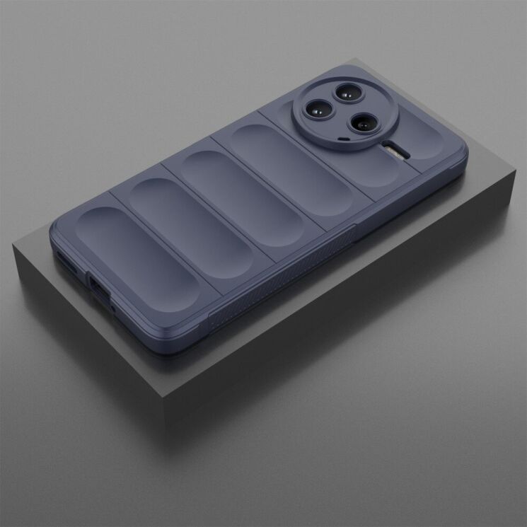 Защитный чехол Deexe Terra Case для Xiaomi Poco F7 Pro - Dark Blue: фото 4 из 9