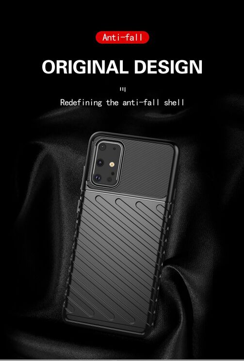 Защитный чехол Deexe Thunder Series для Samsung Galaxy S20 Plus (G985) - Black: фото 5 из 14