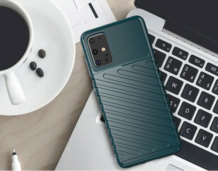 Защитный чехол Deexe Thunder Series для Samsung Galaxy S20 Plus (G985) - Black: фото 8 из 14