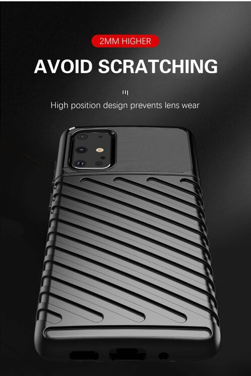 Защитный чехол Deexe Thunder Series для Samsung Galaxy S20 Plus (G985) - Black: фото 9 из 14