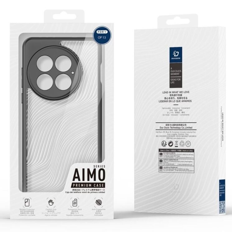 Защитный чехол DUX DUCIS Aimo Series для OnePlus 13 - Black: фото 10 из 10